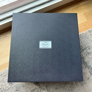Prada box. 17 x 17 x 8